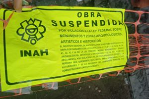 INAH suspende obras de nivelación en calles del Centro Histórico de Puebla