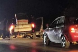 Tres muertos deja choque frontal entre dos vehículos, en El Ocotal