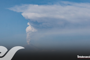 Popocatépetl cubre de ceniza a Puebla y Tlaxcala; aeropuerto cierra por segundo día