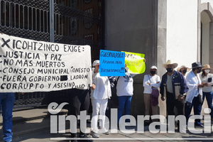 Vecinos de Xicohtzinco van por juicio político contra gobierno de Tlaxcala