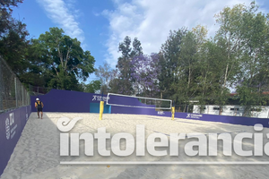 Alistan inauguración de canchas con arena en siete municipios de Tlaxcala