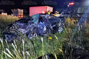 Choque frontal en Cañada Morelos deja dos muertos